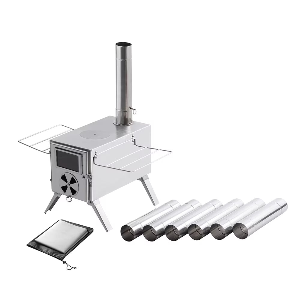 Portable Wood Burning Tent Stove 304 Stainless Steel B551