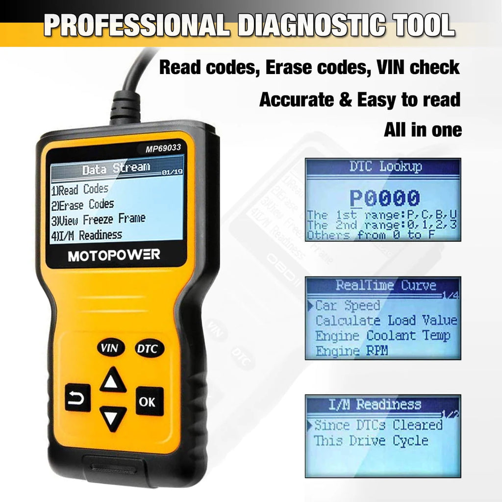 OBD2 Scanner Car Diagnostic Scan Tool I72689