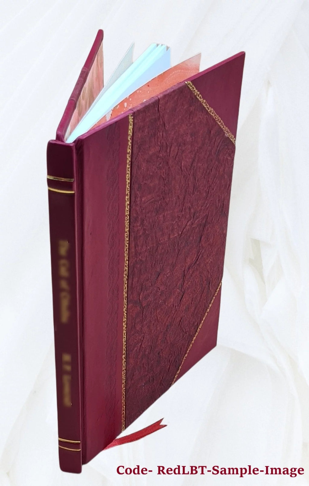 1876 Leather Bound Guide for Painting Interior of Houses O757