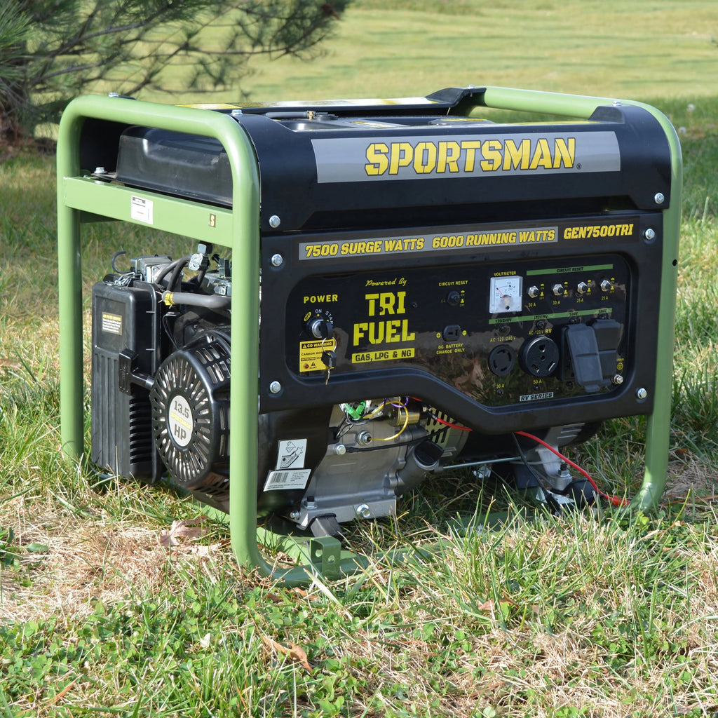 7500 Watts Portable Tri-Fuel Generator A839475