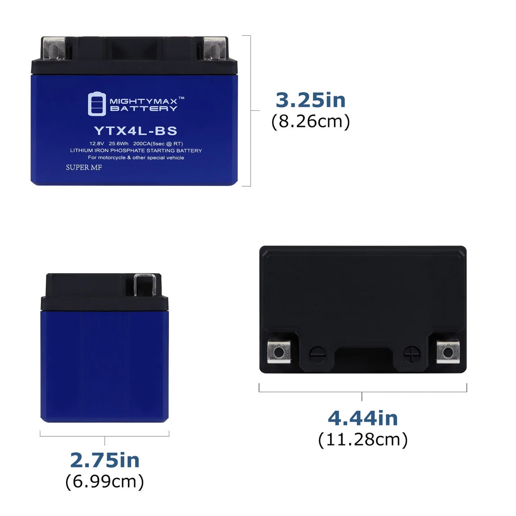 10 Pack Lithium Replacement Battery for Honda Scooters P4804