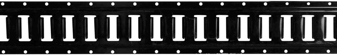 14 Pieces Black E Track Rails and Accessories B97549