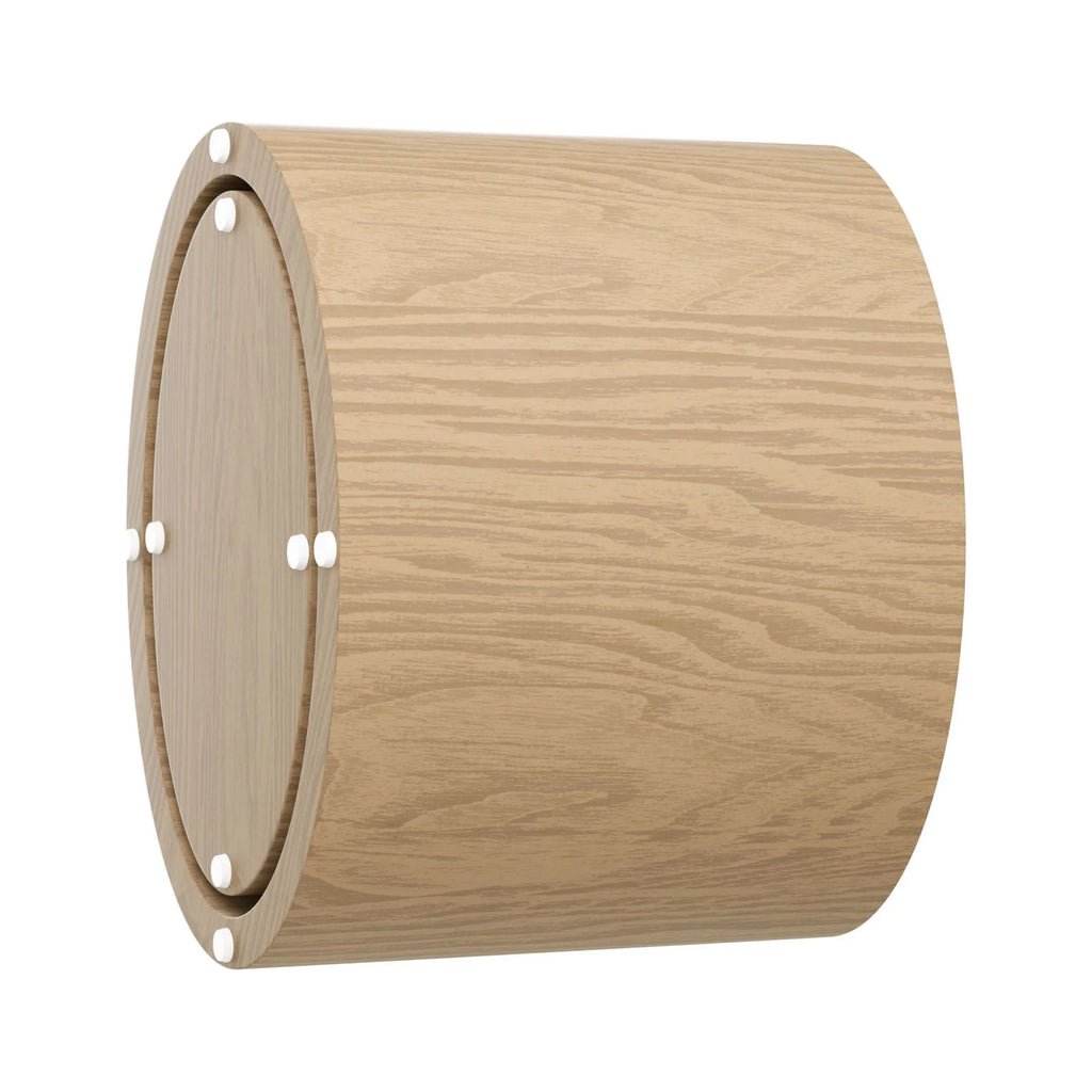 MDF Oak Veneer Nesting Table Set of 2 O8471