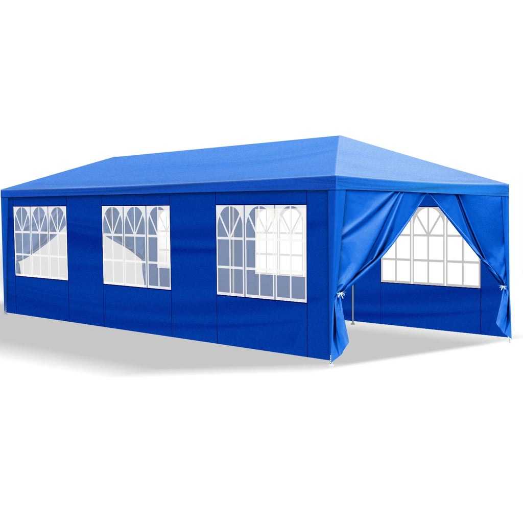 Party Wedding Tent Outdoor Camping Gazebo Canopy with 6 Sidewalls (10' X 20') P95500