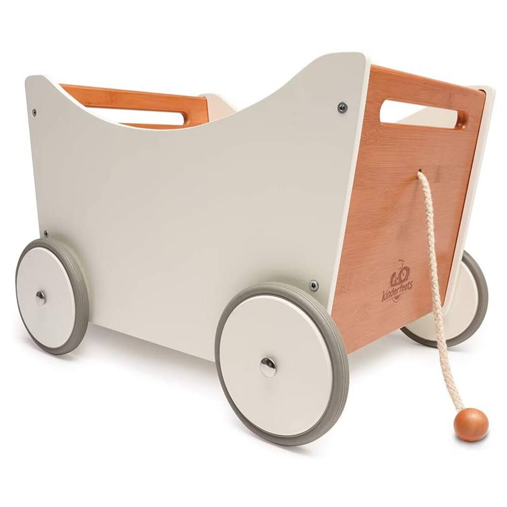 White Wooden Toy Storage Box Walker B819724