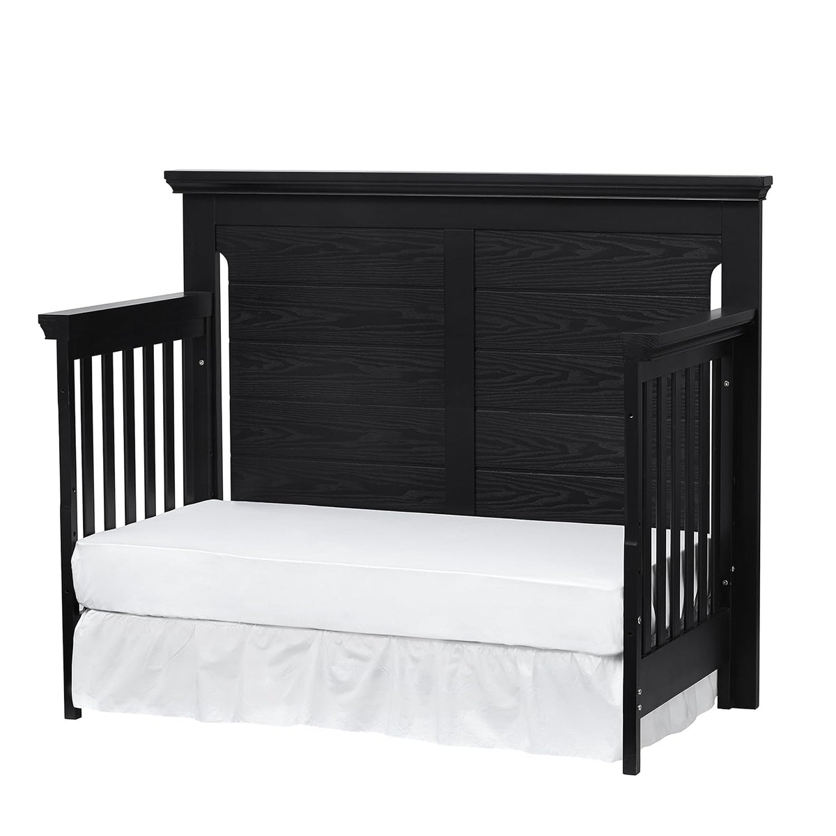 4 in 1 Convertible Crib in Classic Heritage Black Finish O2498