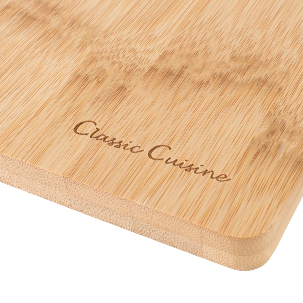 9 Piece Bamboo Cheese Serving Tray Set with Stainless Steel Cutlery and Dip Dish E675523