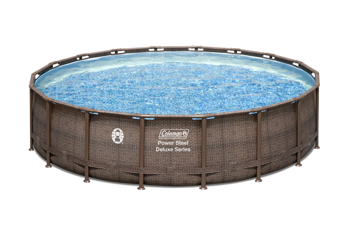 Round Metal Frame Above Ground Pool Set D2549