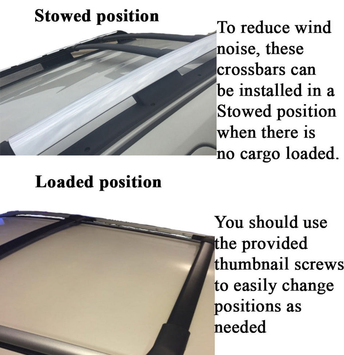 Roof Rack Crossbars Ski Rack Combo V59801