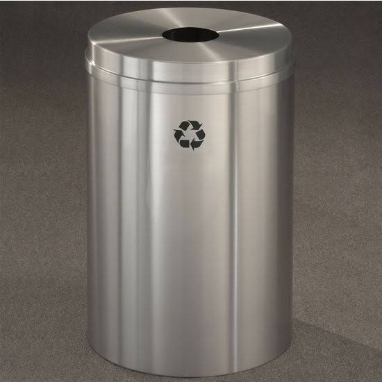 Hunter Green Finish Recycling Receptacle H140
