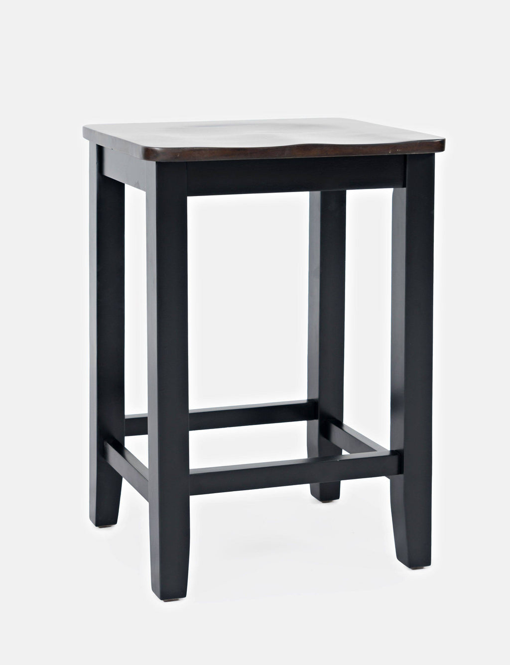 Autumn Brown/Black Backless Saddle Stool - Set of 2 Q818329
