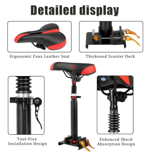 Adjustable Electric Scooter Seat with PU Cushion H441144