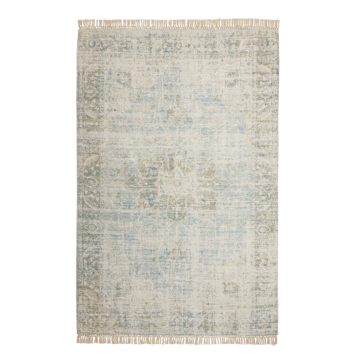 Multi Cotton Area Rug 6' x 9' Y831178