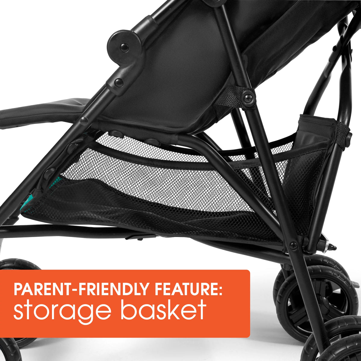 Lightweight Stroller, Black, 11lbs C1444