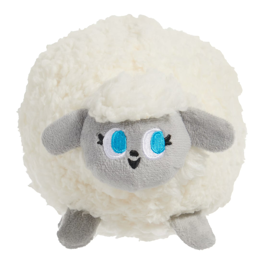 Plush Dog Toys with Crinkle and Squeaker Ball W64552