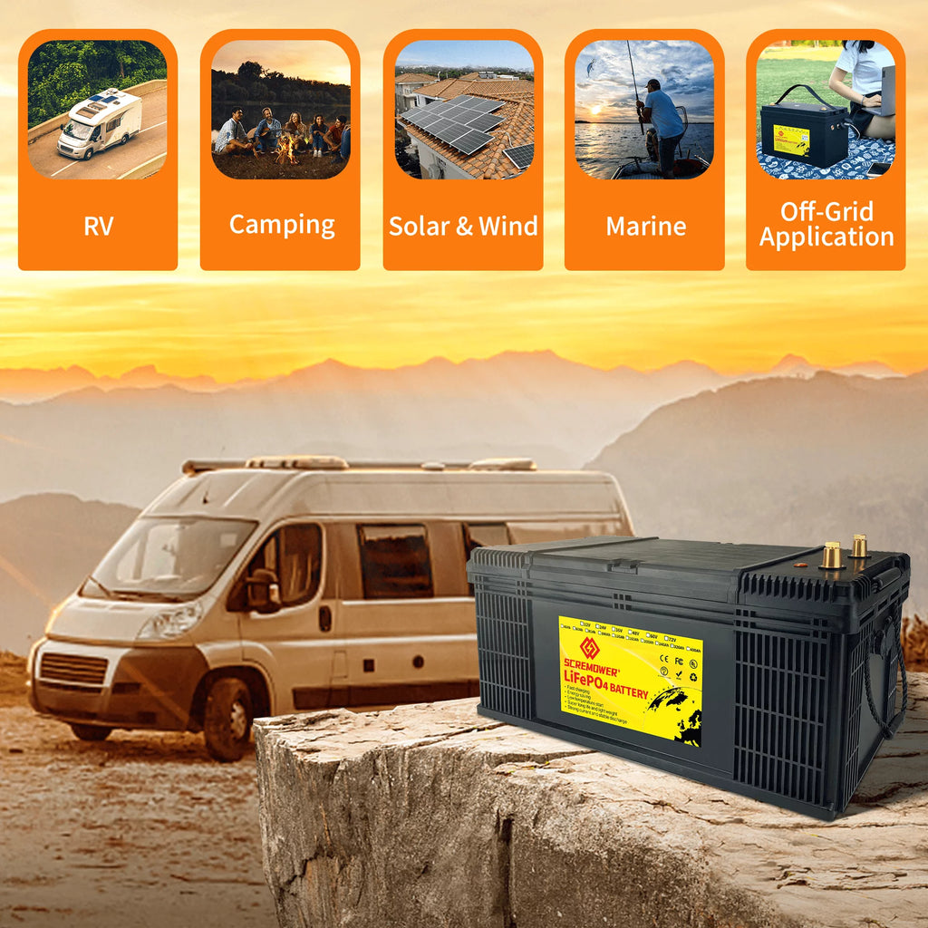 24V 100Ah LiFePO4 Battery with 100A BMS T2219