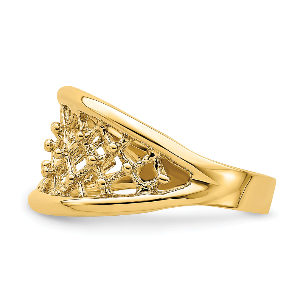 Tapered Mesh Band Ring V21428