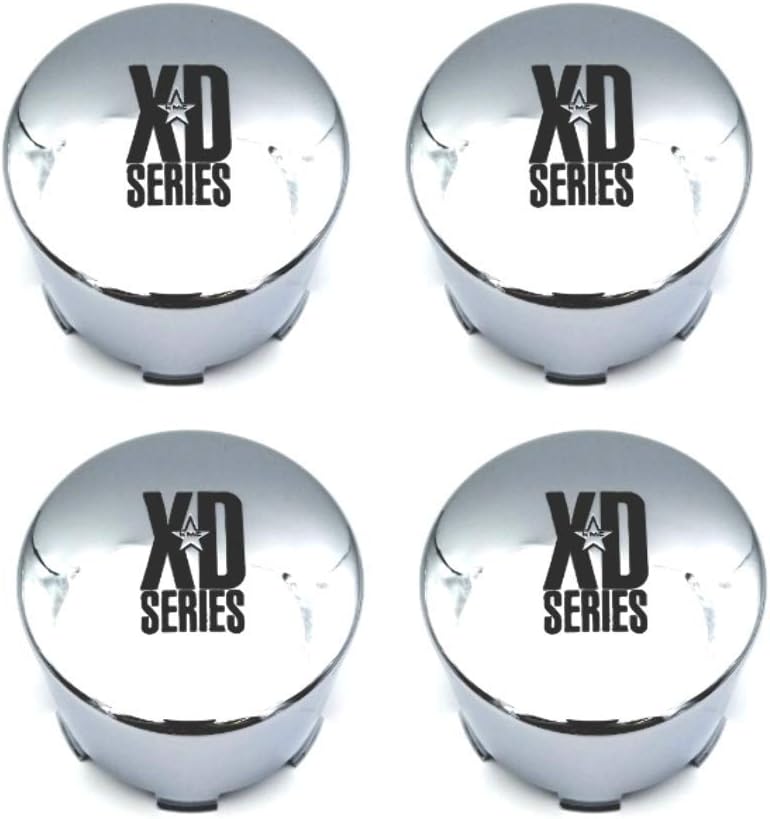 4 Pack Chrome Push Thru Center Cap Z1918