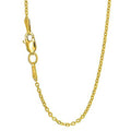 14k Yellow Gold 1.5 mm Chain Necklace, Lobster Claw Clasp - 16 Inches, 1.3gr. R346878