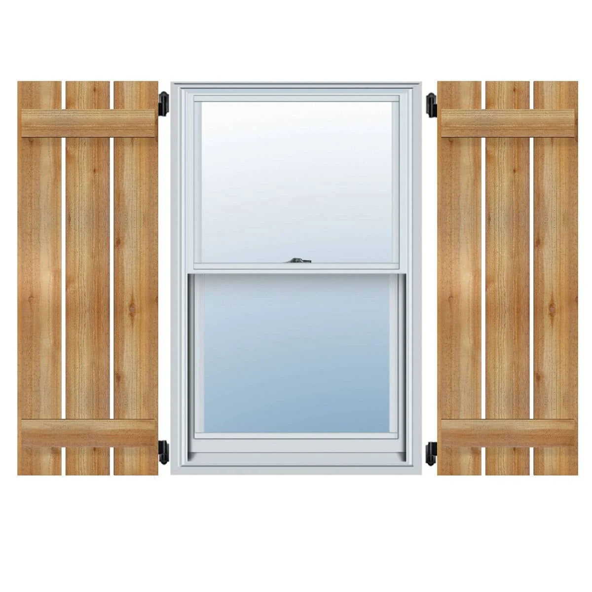 Rough Sawn Board-n-Batten Shutters H40134