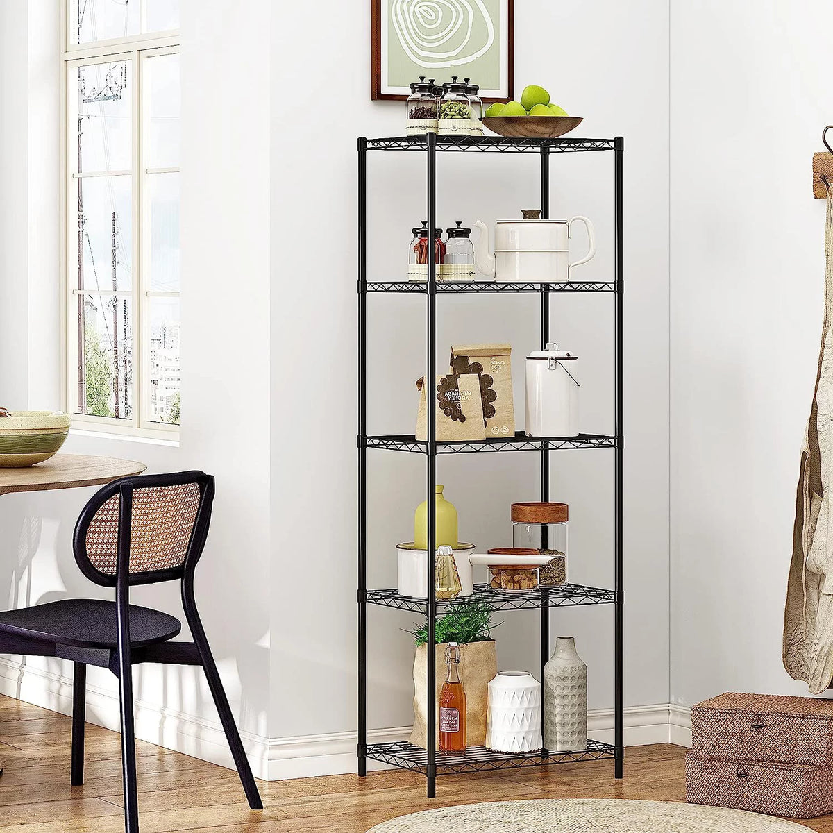 5 Tier Wire Shelf Unit H46461