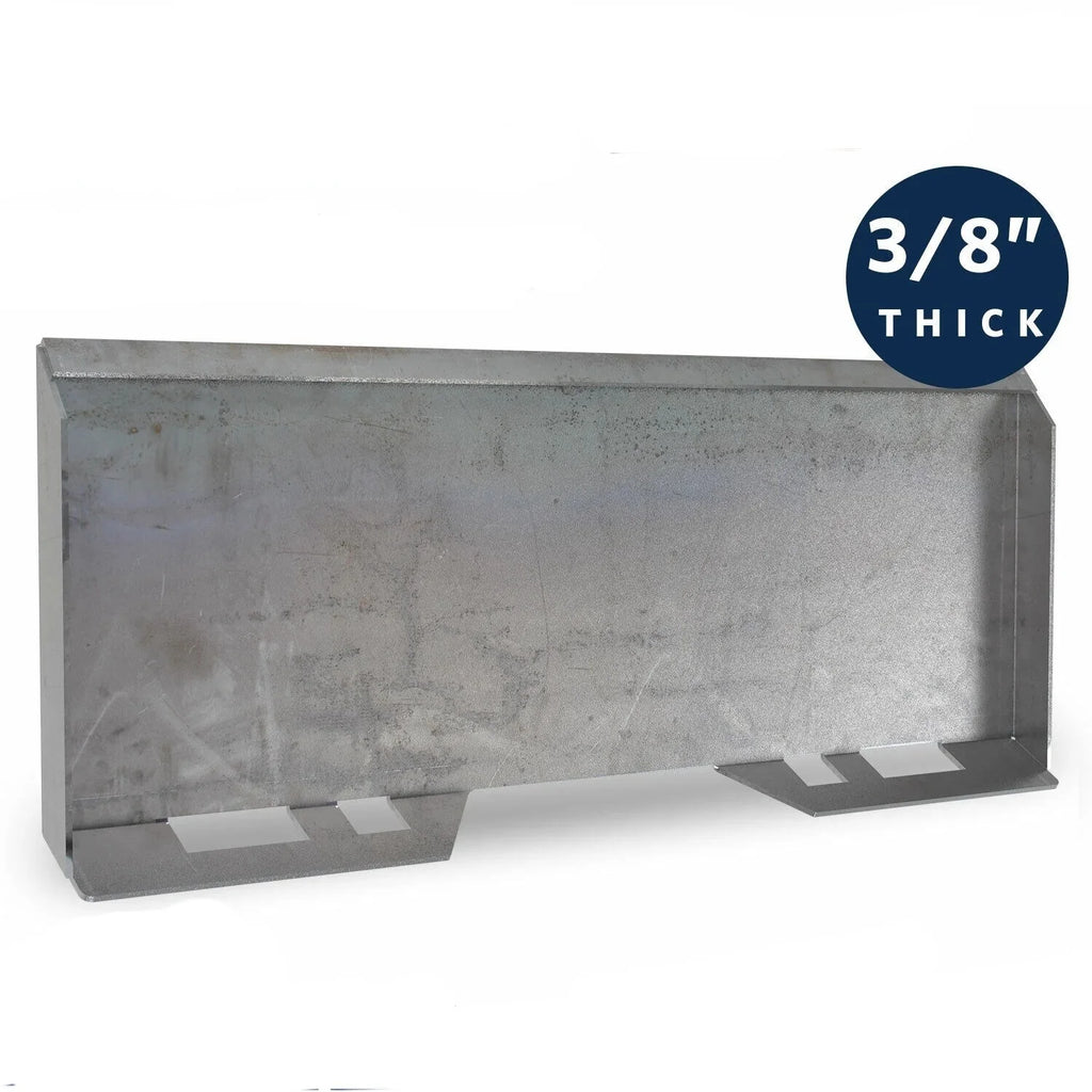 3/8" Quick Tach Attachment Mount Plate Skid Steer Hitch Steel Front Loader Plate C750648