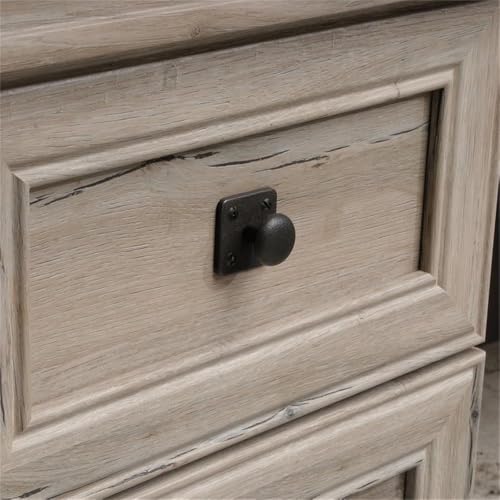 L-Shape Executive Desk with Drawers and File Drawer K372