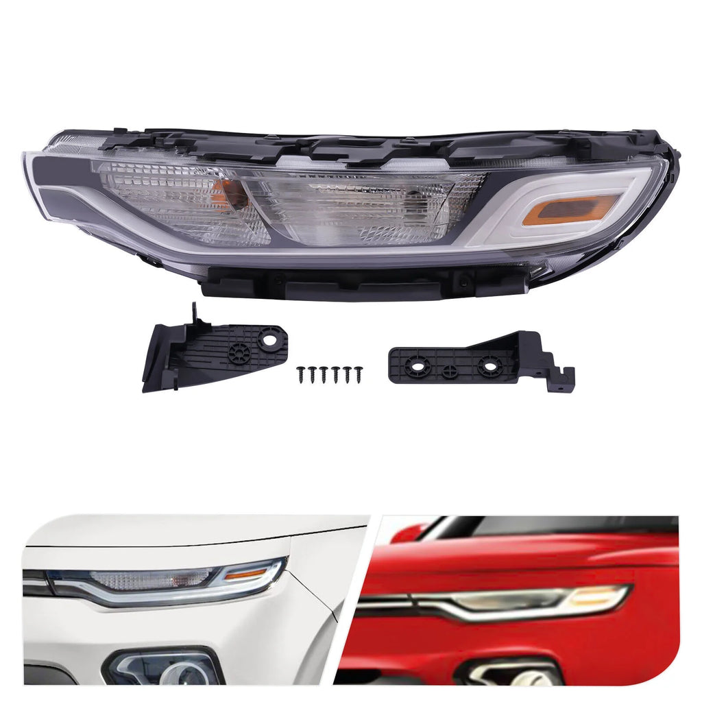 Daytime Running Light Left Driver Lamp Halogen With Bulb K202