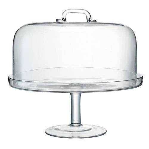 Clear Cakestand with Dome V5925