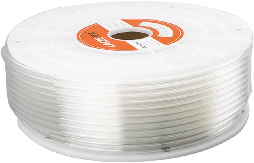 8mm x 5mm Orange 291ft PU Air Hose Tube Pack of 2 R244