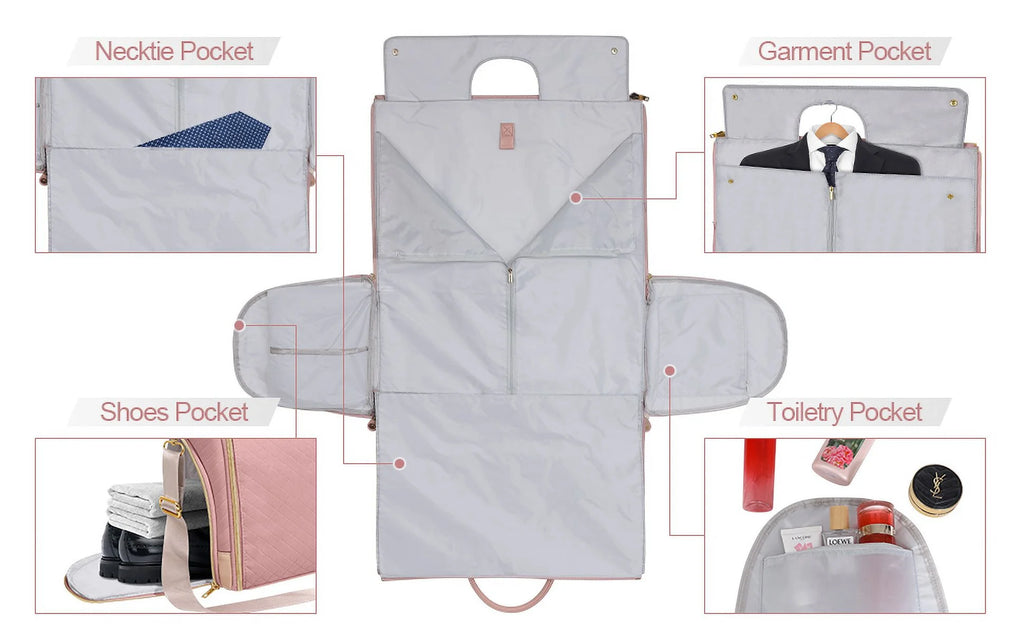 Convertible Garment Bag with Shoe Compartment L606793