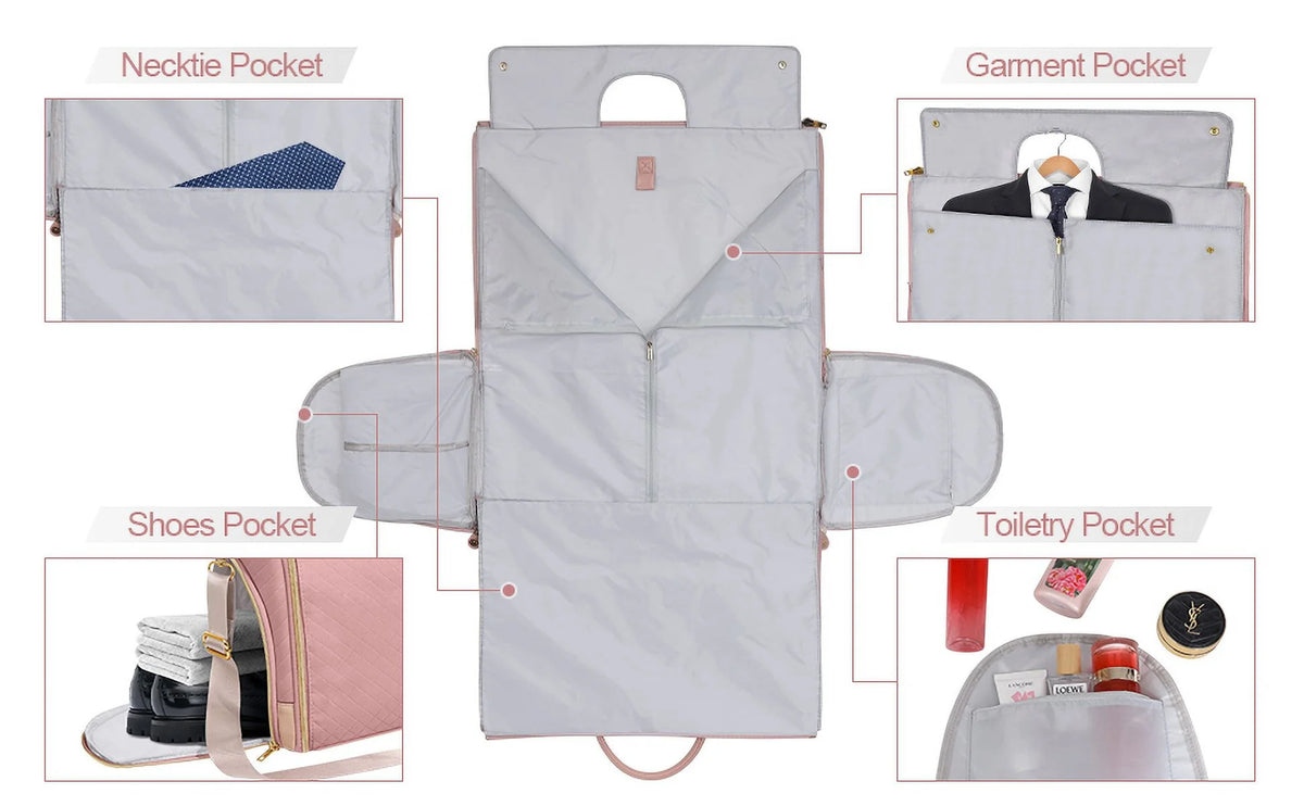Convertible Garment Bag with Shoe Compartment L606793