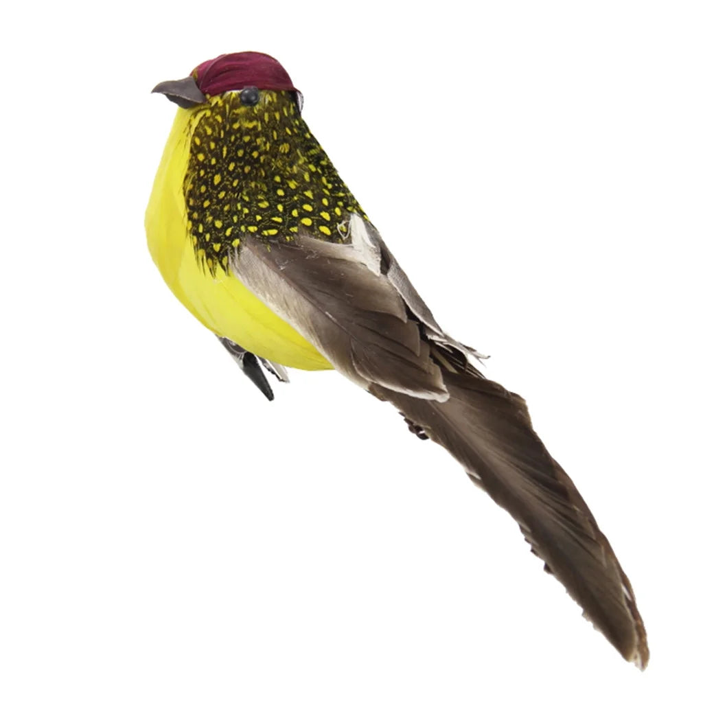 Mini Fake Birds Artificial Feather Foam Doves Wedding Garden Decoration Ornament E4541