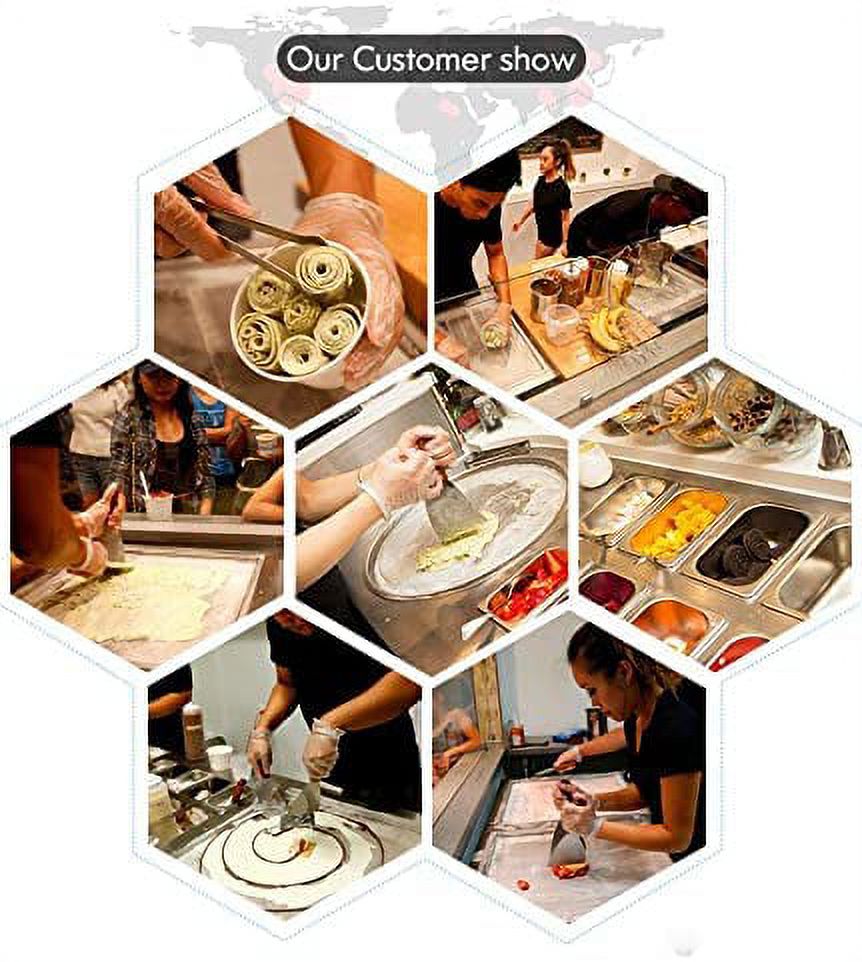 18'' Single Round Pan Fried Ice Cream Machine with 3 Tanks Q99780