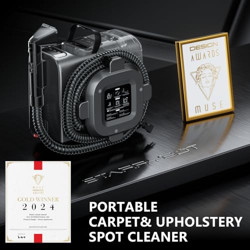 Portable Carpet & Upholstery Cleaner with Steam and Heating Z709749