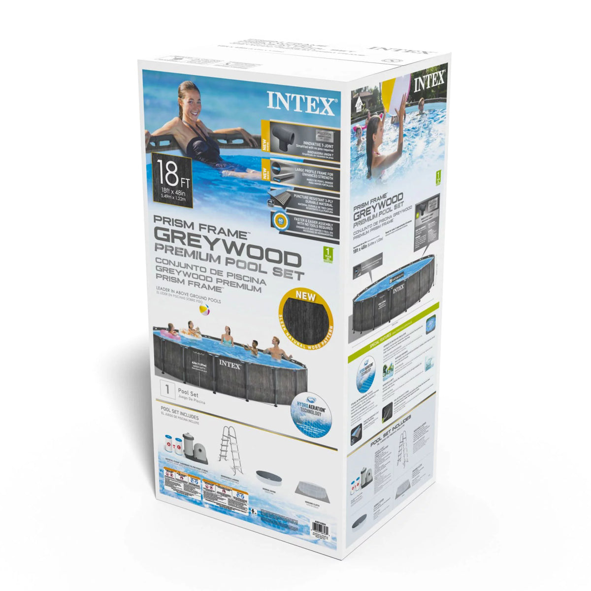 15' x 48 Above Ground Swimming Pool and Filter Pump E820