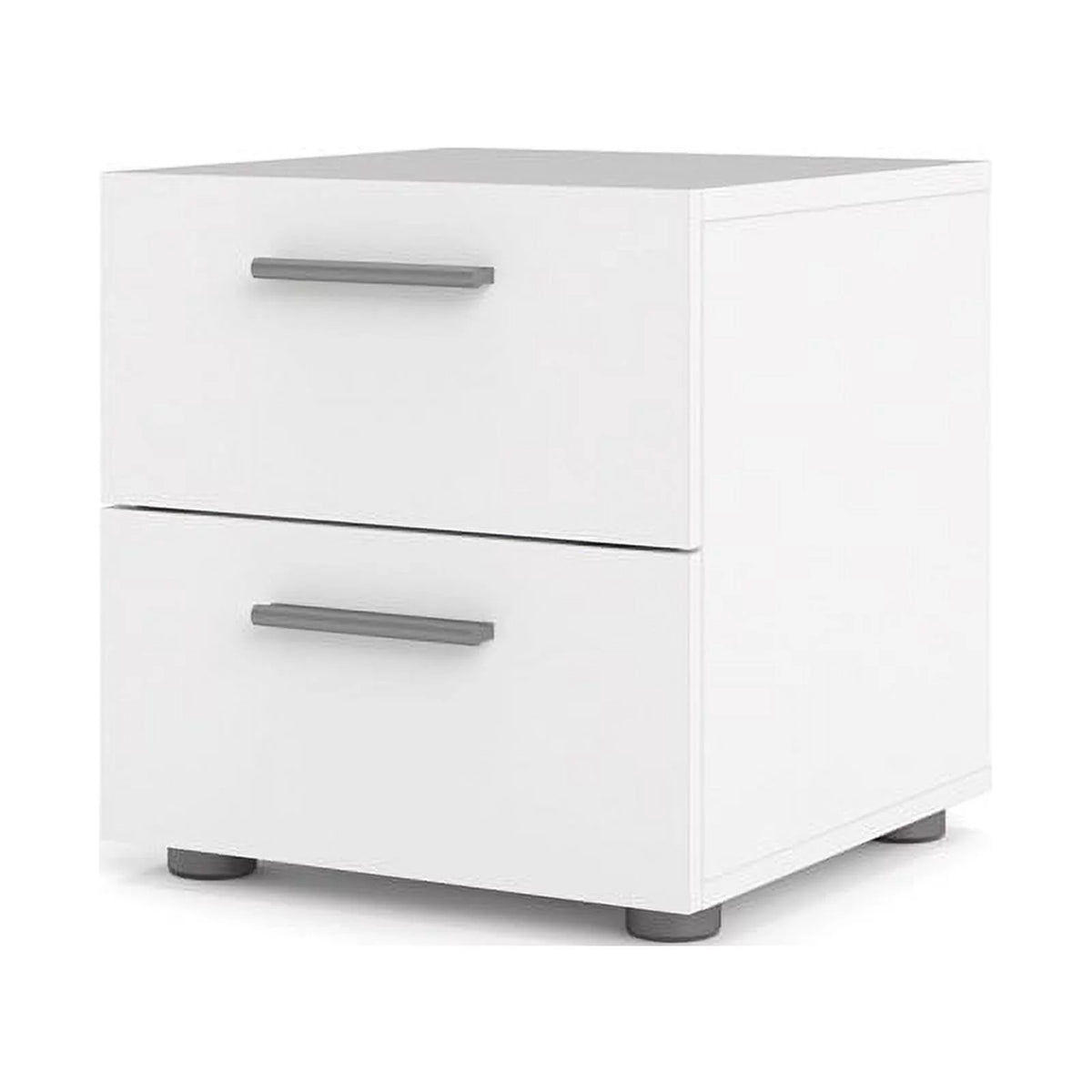 3 Piece Bedroom Set with Dresser and 2 Nightstands in White M8219