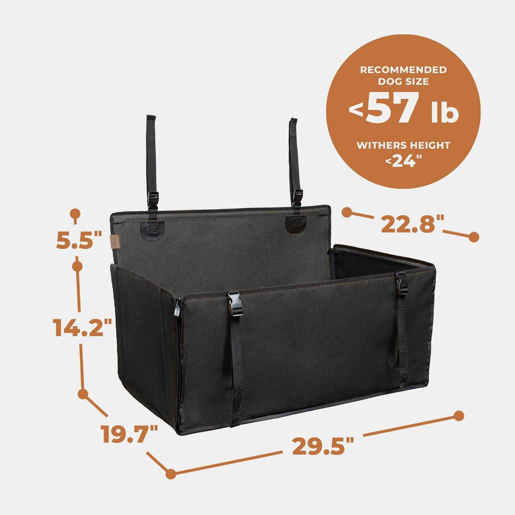 Extra Stable Dog Car Seat with 4 Fastening Straps M3576