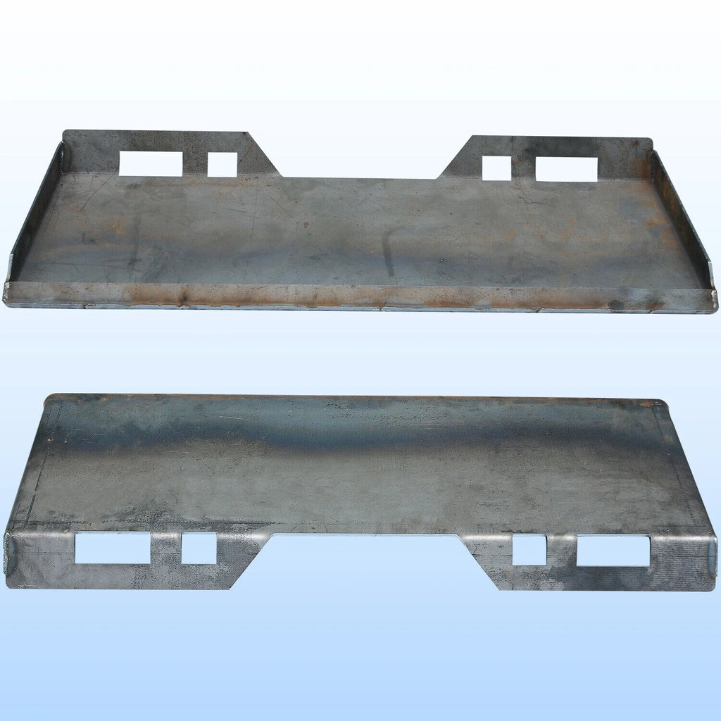 3/8" Quick Tach Attachment Mount Plate Skid Steer Hitch Steel Front Loader Plate C750648