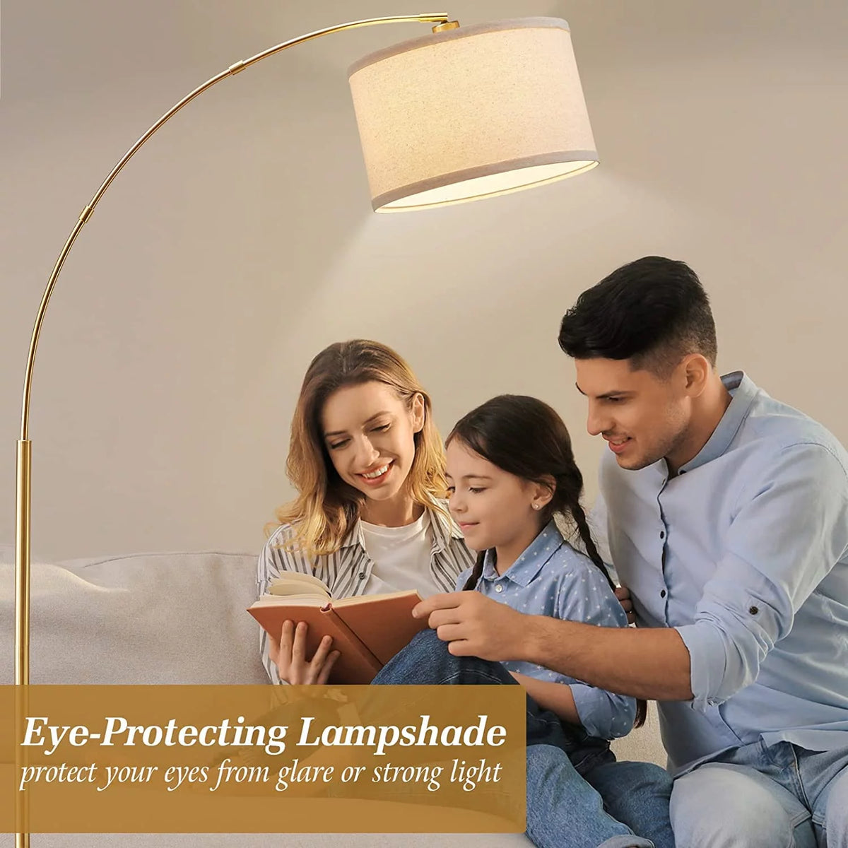 Arc Floor Lamp with Foot Switch V3363