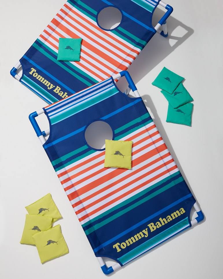 Nautical Stripe Cornhole V797274