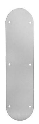 Satin Stainless Push Plate with Screw Holes I50479