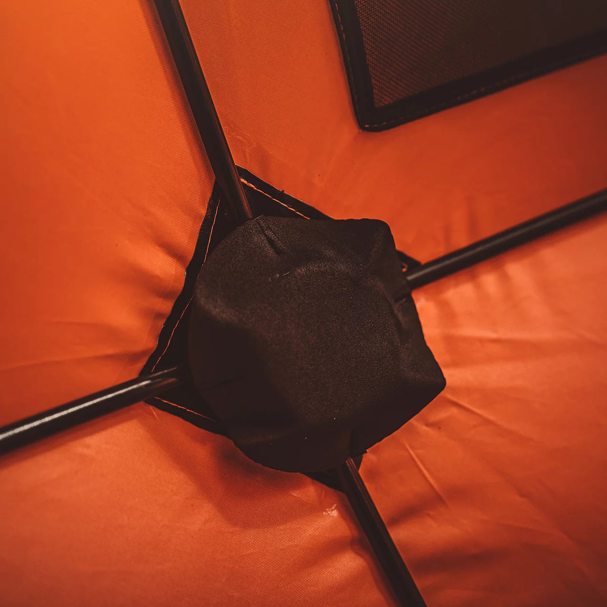 Portable Hub Tent, 4-Person, Sunset Orange W2605