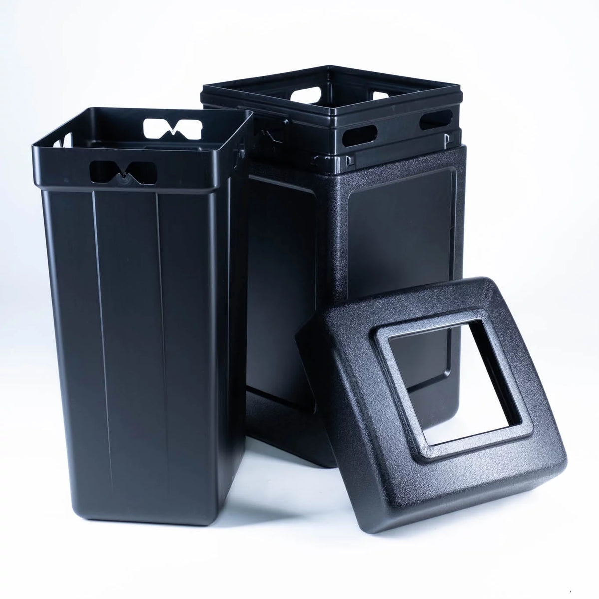 38 gal. Square Commercial Trash Can R708