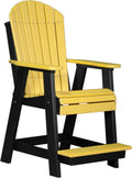 Yellow Recycled Plastic Adirondack Chair O726552