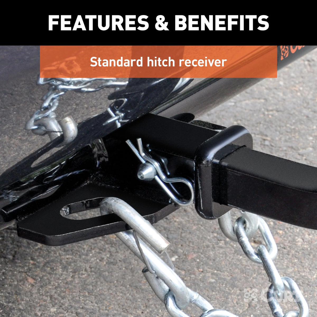 Class 1 Trailer Hitch with Installation Hardware, Pin & Clip X703959