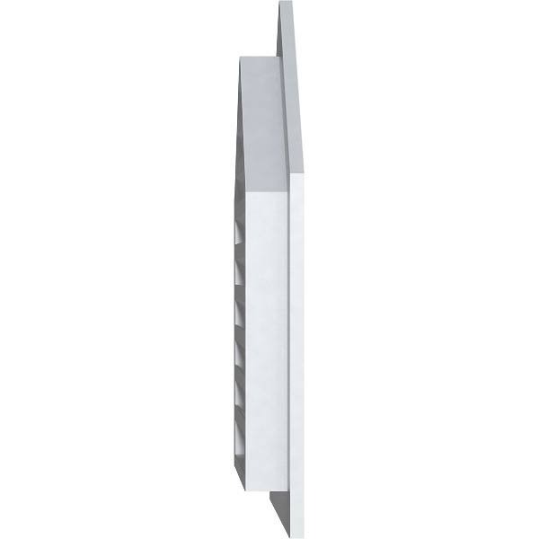 12 inch x 22 inch Peaked Top PVC Gable Vent Z734759