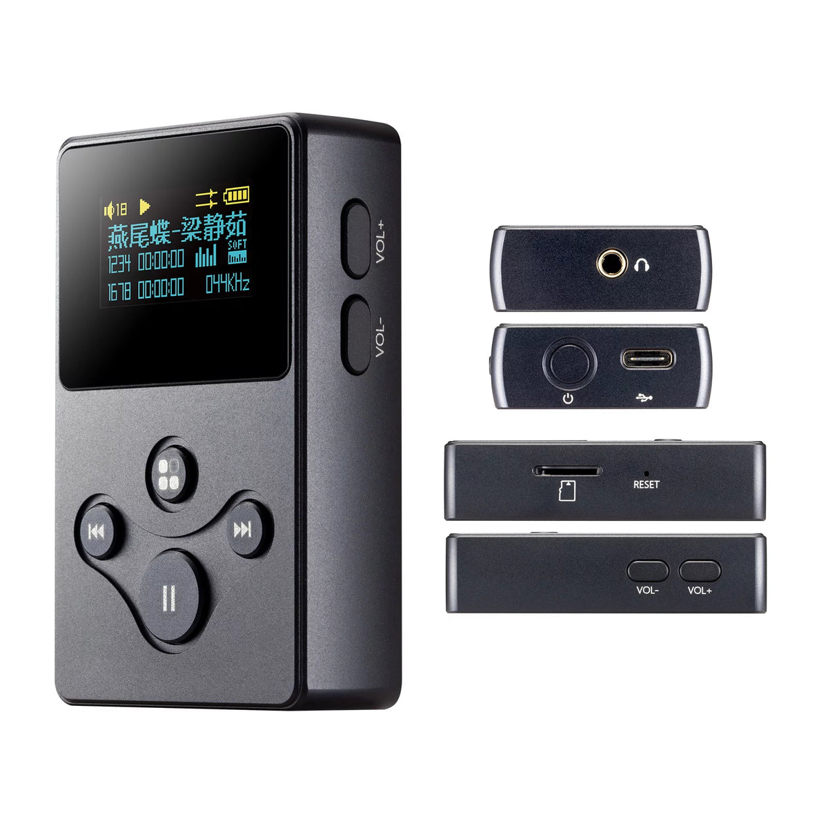 HiFi Player with Lossless Playback, TF Card Reading to 128GB J1206