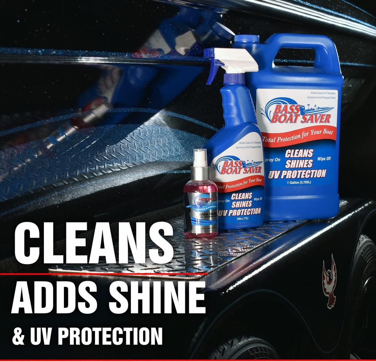1 Gallon Hard Water Spot Remover with UV Wax Protection Spray Bottle Pack of 2 P443448