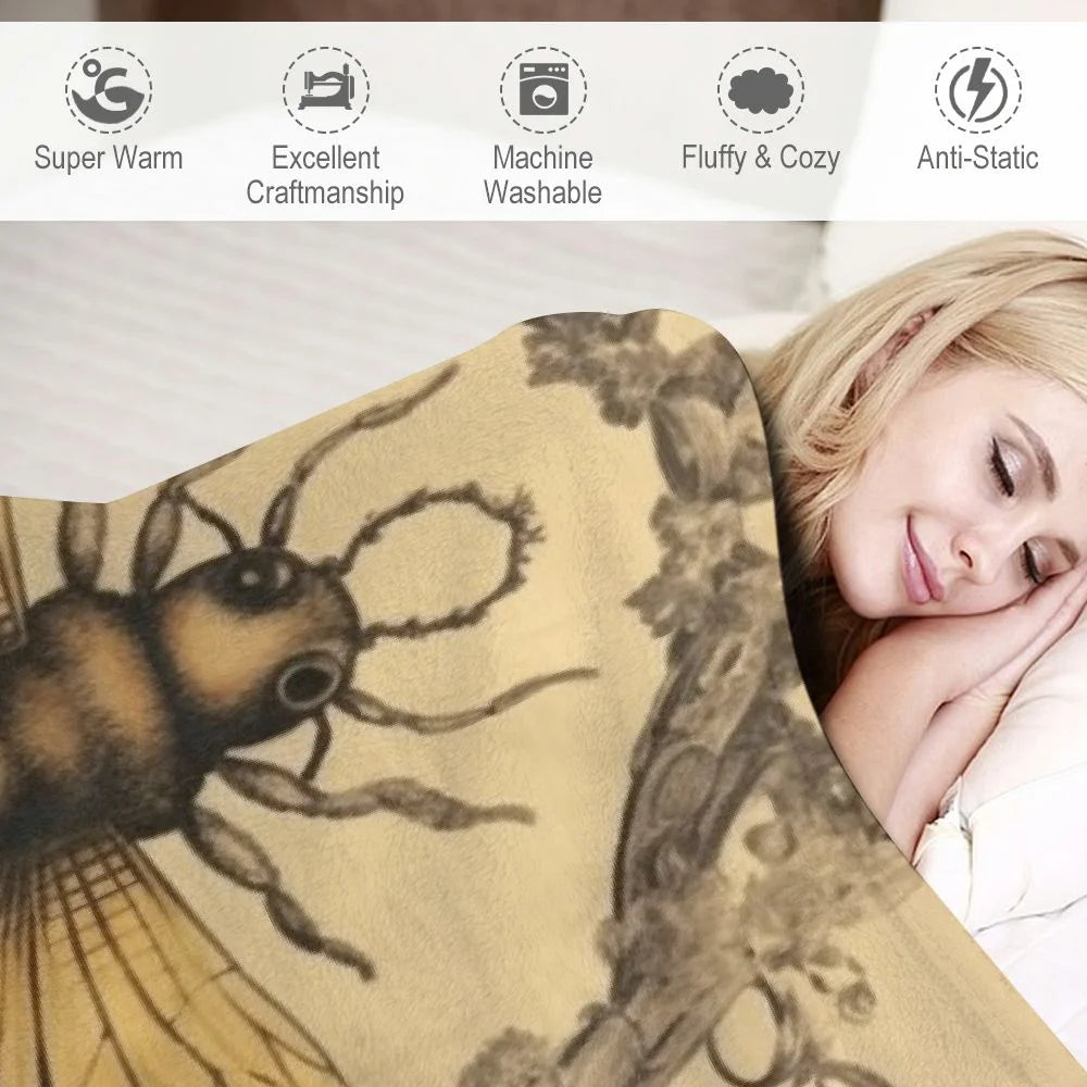 Queen Bee Throw Blanket R56163